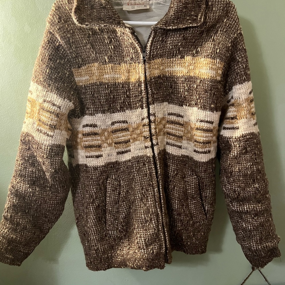 70s Pure Virgin Wool Caldwell jacket Size M